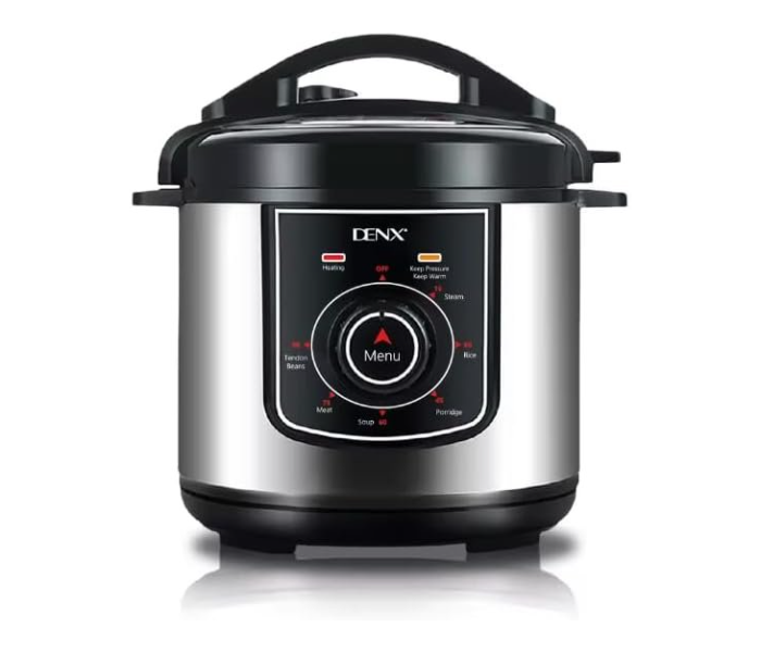 DENX DX3401 8L Electric Pressure Cooker 1350W – Multi-Functional Digital Cooker for Rice, Meat, Soup & Stew, Fast Cooking, Keep Warm Function, Energy Efficient Kitchen Appliance in UAE