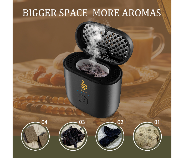 Mini Portable Incese Bakhoor Burner Arabian Mubkhar Burner Censer Electric Oud Incense Bakhoor in UAE