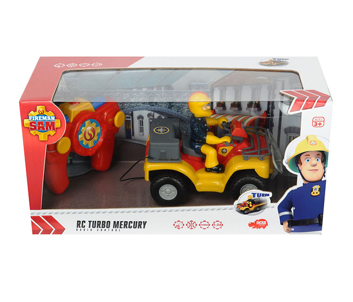 Dickie 203099613038 17CM RC Fireman Sam Mercury Quad Bike Vechile - Assorted - Zoom Image 4