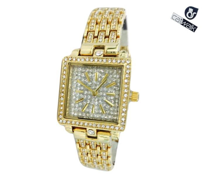 Catwalk CW-203 Genuine Quality Fashionable Cz  Watch with Magnetic Lock for Women Black - Zoom Image