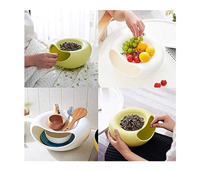 Taqdeer 907-1046 Creative & Fashionable Fruit Platter Snack Cereal Nuts Dry Fruit Bowl with Cellphone Holder - Zoom Image 1