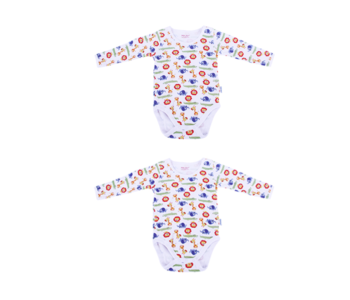 Baby Plus BP2505B 3-6M Long Sleeve Body Suit - 5 Pieces - Zoom Image 2