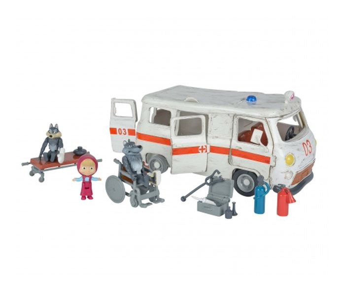 Simba 9309863 Masha Ambulance Play Set - Zoom Image 4