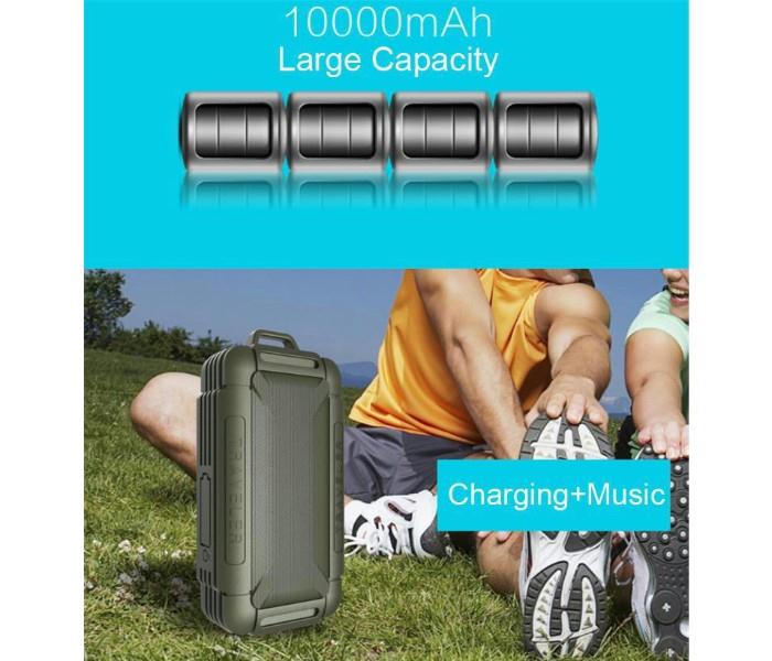 B18 -2 in 1 Wireless Bluetooth Heavy Duty Subwoofer Speaker and 10,000 mAh Power Bank with Flash Drive, FM Radio and TF Card, Assorted - Zoom Image 6