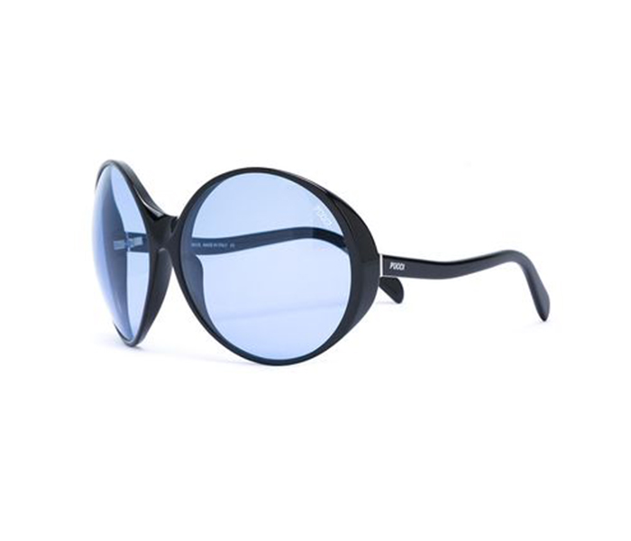 Emilio Pucci EP 30 01V Oversize Black Frame & Blue Mirrored Sunglasses for Women - Zoom Image 3