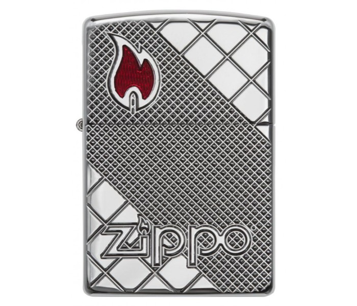 Zippo 29098 Armor Tile Mosaic Lighter Silver - Zoom Image 4