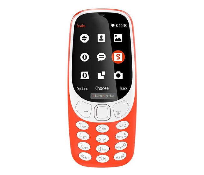 H-mobile 3310 1.7-inch Dual SIM 2G 0.3MP Camera Phone - Red - Zoom Image 1