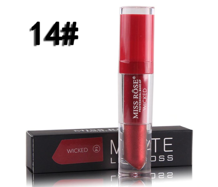 Miss Rose 7701-026M Longlasting Matte Lip Gloss 14 Wicked - Zoom Image