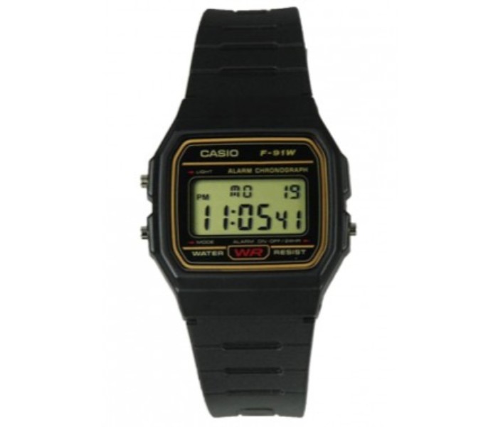 Casio F-91WG-9DF Unisex Digital Watch Black - Zoom Image