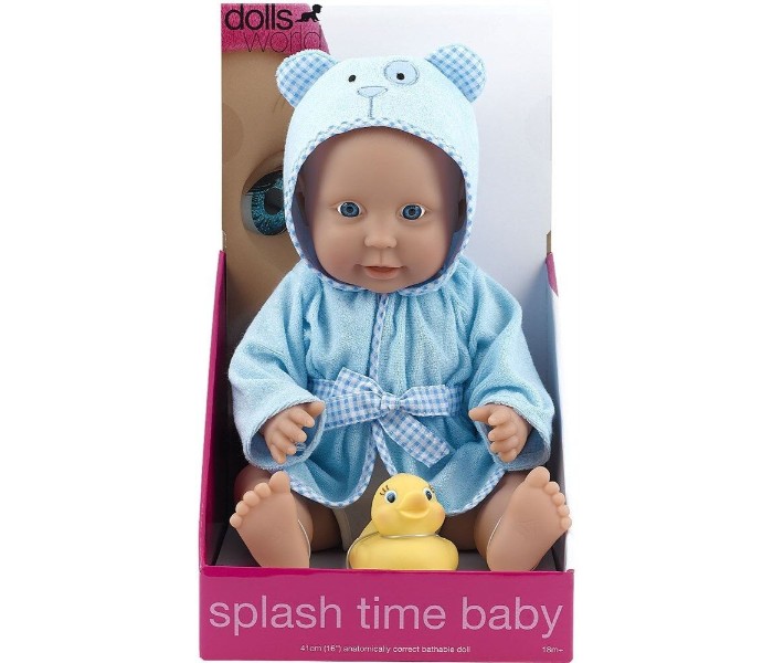 Dolls World 8553 41cm Splash Time Baby Boy Blue - Zoom Image 2