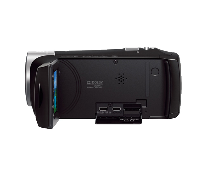 Sony HDRPJ410 HD Handycam with Built-In Projector - Black - Zoom Image 2