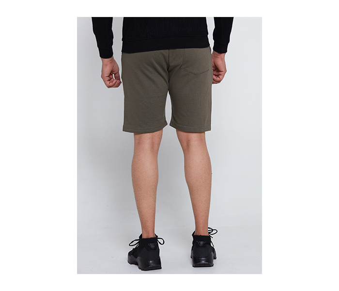 Lynk LY10023 Sports Style Solid Cottonshort For Men M - Green - Zoom Image 2