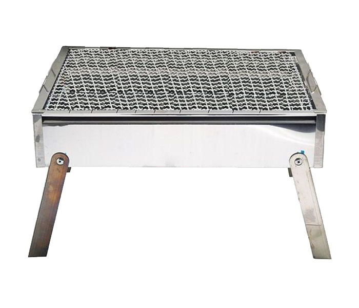 Royalford RF8100 Floded BBQ Grill - Silver - Zoom Image