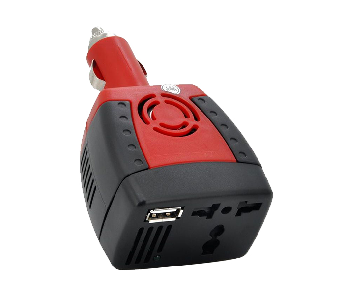 DLC 150 Watts Car Power Inverter - Black & Red - Zoom Image 4