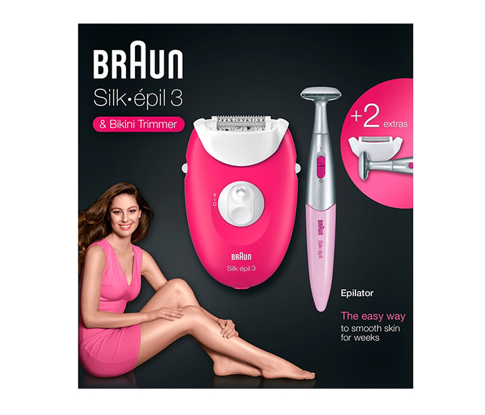 Braun 3420 Silkepil 3 Epilator for Legs & Body - Zoom Image 1