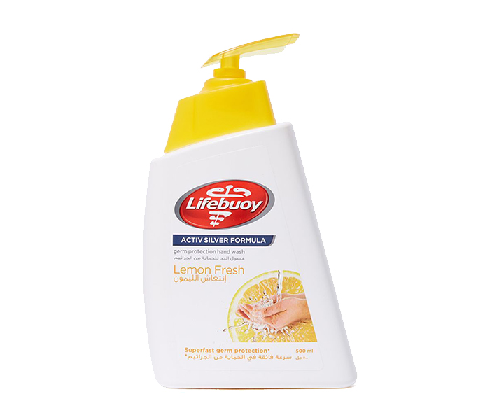 Lifebuoy N15215677A Active Silver Formula Lemon Fresh Hand Wash - 500ML - Zoom Image