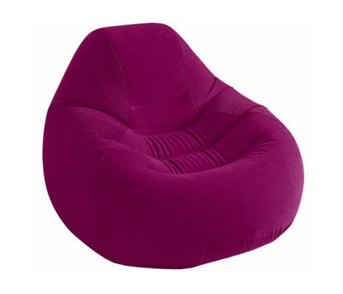 Intex ZX-68584 Inflatable Deluxe Beanless Bag Chair - Dark Purple - Zoom Image