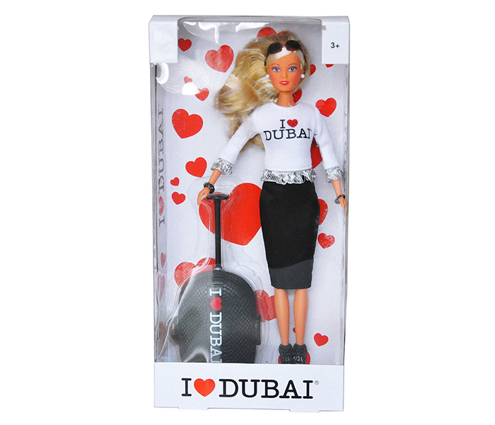 Simba 9410086 I Love Dubai Steffi Love Doll with Trolley - Zoom Image 1