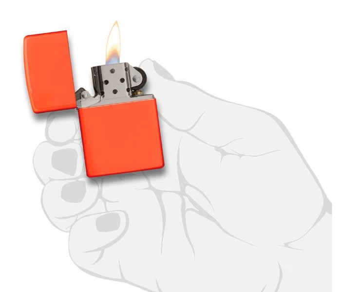 Zippo 28888 Neon Lighter Orange - Zoom Image 3