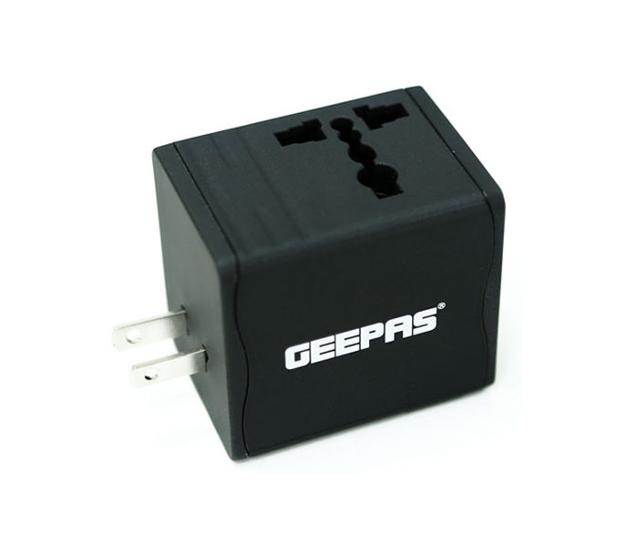 Geepas GA58020 Universal Dual USB Adaptor - Black - Zoom Image 2