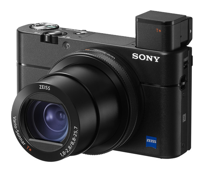 Sony Cyber-Shot DSC-RX100 V 20.1 MP Digital Camera - Black - Zoom Image 1