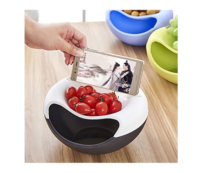 Taqdeer 907-1046 Creative & Fashionable Fruit Platter Snack Cereal Nuts Dry Fruit Bowl with Cellphone Holder - Zoom Image 3