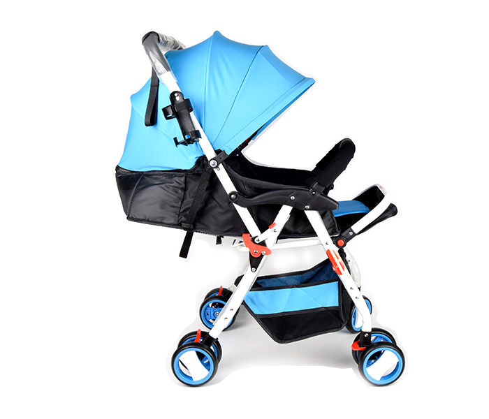 Baby Plus BP8482 Dismountable Cushion Baby Stroller - Blue - Zoom Image 1