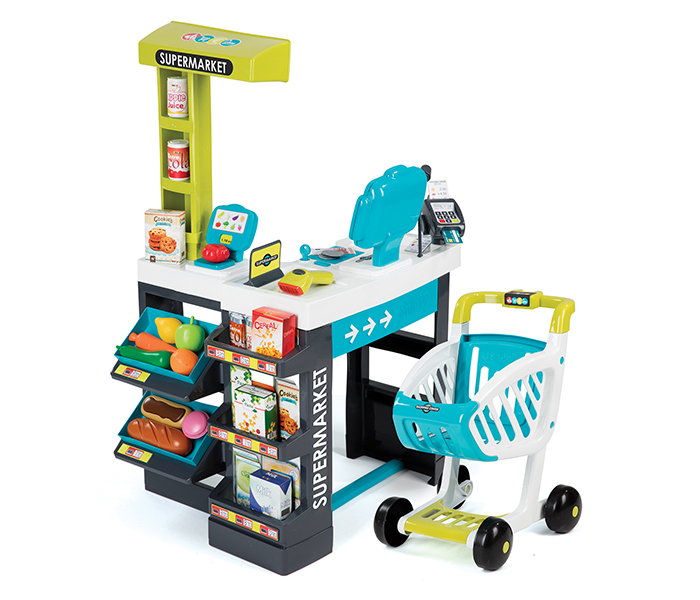 Smoby 350206 Supermarket Role Play Set, Blue - Zoom Image 4