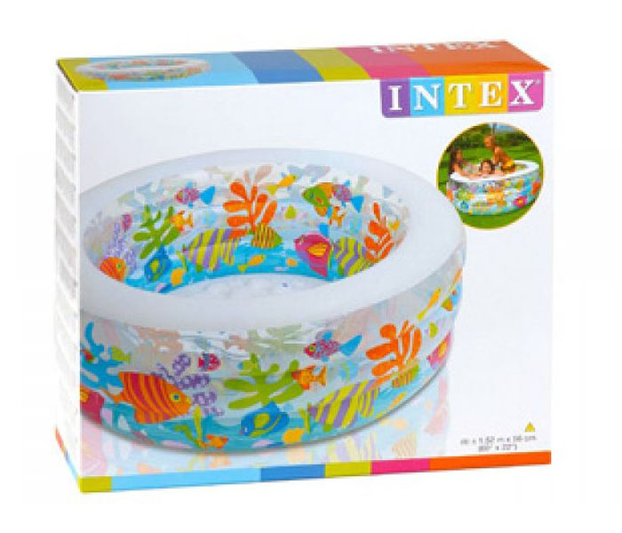 Intex ZX-58480 152 x 56CM Inflatable Aquarium Swimming Pool - Zoom Image 1