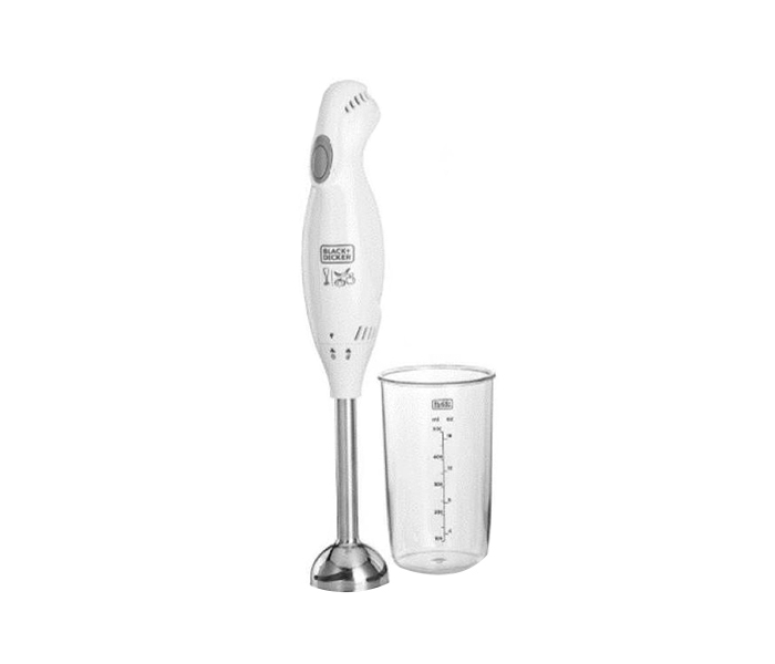 Black and Decker SB2200-B5 400W Stainless Steel Stick Hand Blender - White - Zoom Image