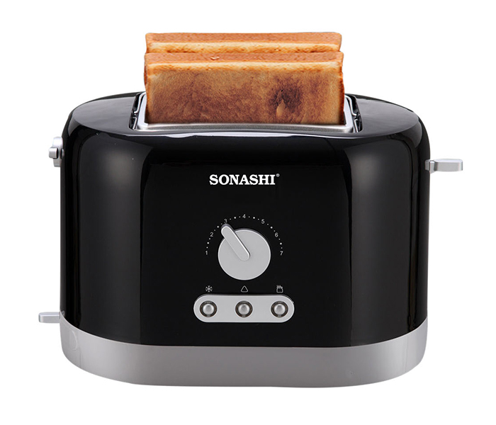 Sonashi ST-209 2 Slice Bread Toaster - Black - Zoom Image 4