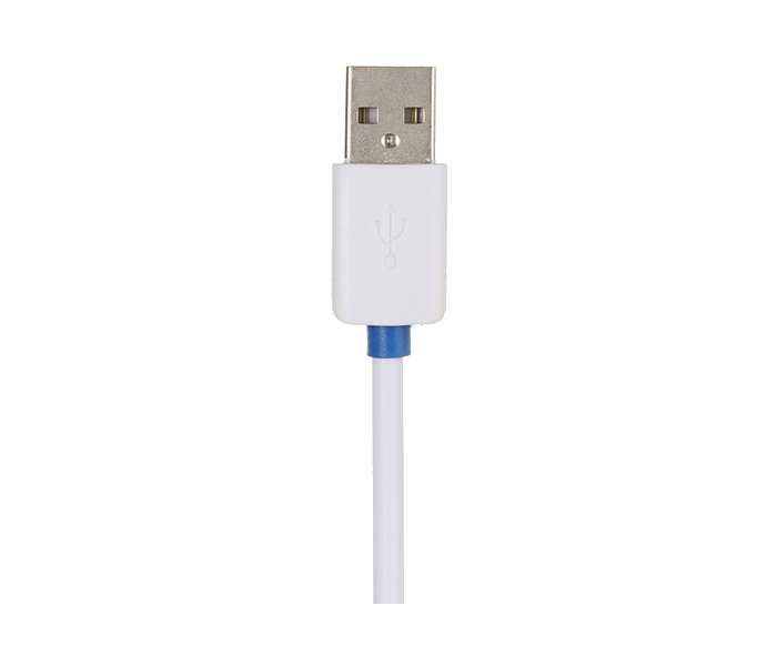 Vidvie PLE-201 2.1A 2 Pin Adapter with Micro Cable for Smartphone - 1 Meter, White - Zoom Image 2