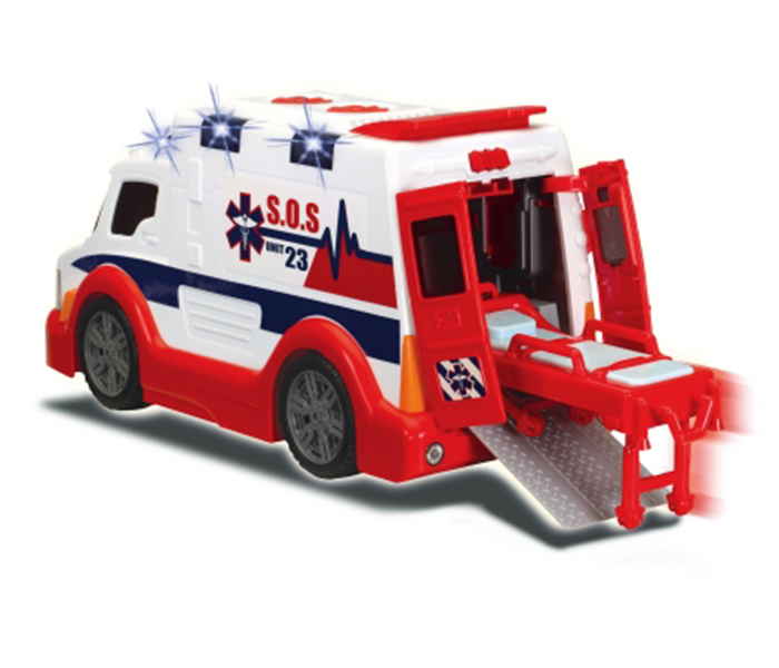 Dickie 203308360 33CM Action Series Ambulance Vechile - White - Zoom Image 3