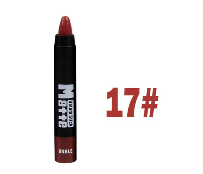 Miss Rose 7301-018B Womens Moisturizing Matte Lipstick Angel 17 Red - Zoom Image