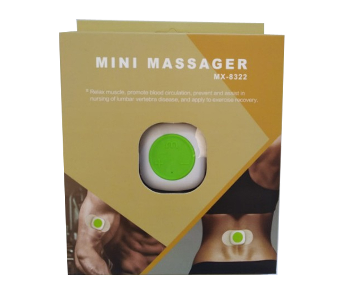 MX-8322 Lithium Battery Mini Massager - White - Zoom Image 2