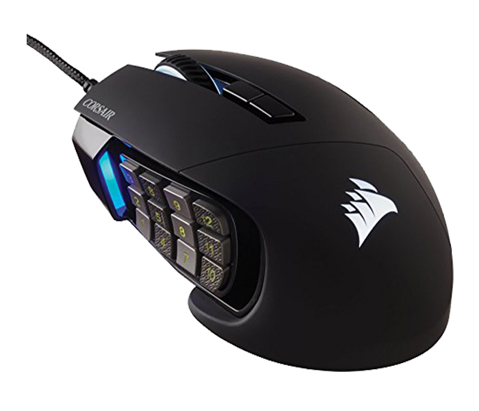 Corsair COR-MS-SCIMITAR-PRORGB-BLK- Scimitar PRO RGB Gaming Mouse - Black - Zoom Image 6