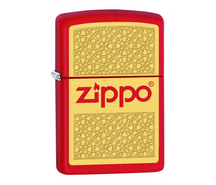 Zippo 233 MP400080 040896 with Designs Lighter Red - Zoom Image