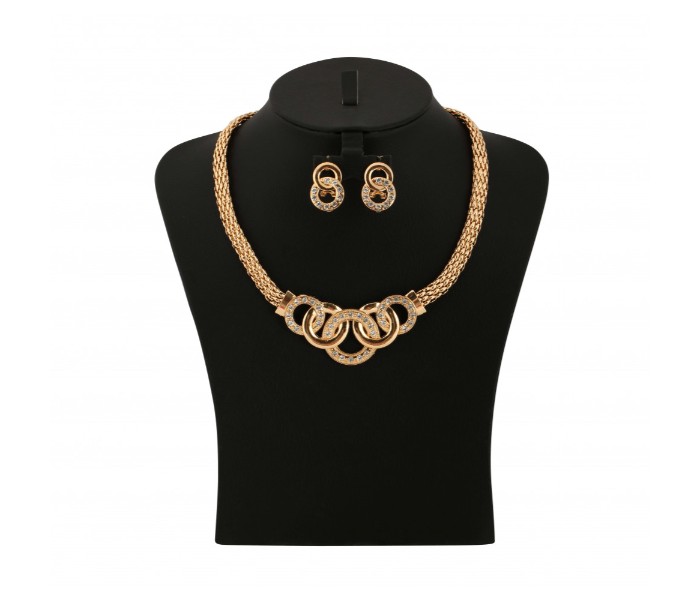 Summer Style Crystal Gold Plated Jewellery Set 61154001 - Zoom Image 6