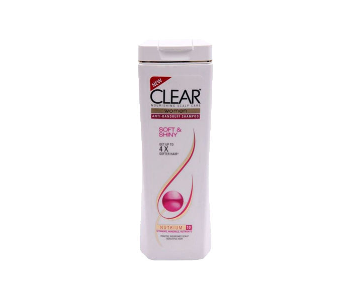 Clear N11076570A Soft & Shiny Anti-Dandruff Shampoo - 400ml - Zoom Image