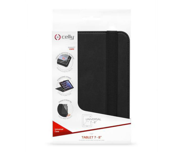 Celly Unitab 7-8 inch Universal Tablet Flip Case - Black - Zoom Image 3