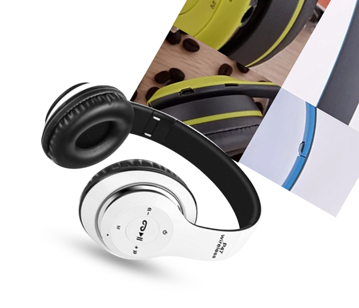 WB-2-FOE MQ Foldable Wireless Bluetooth Headset Headphone With Microphone Support Micro SD and fm Multicolor - Zoom Image 3