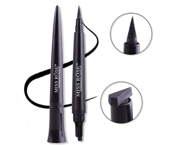 Miss Rose MRD-10P Double Head Eyeliner Pencil Black - Zoom Image 1