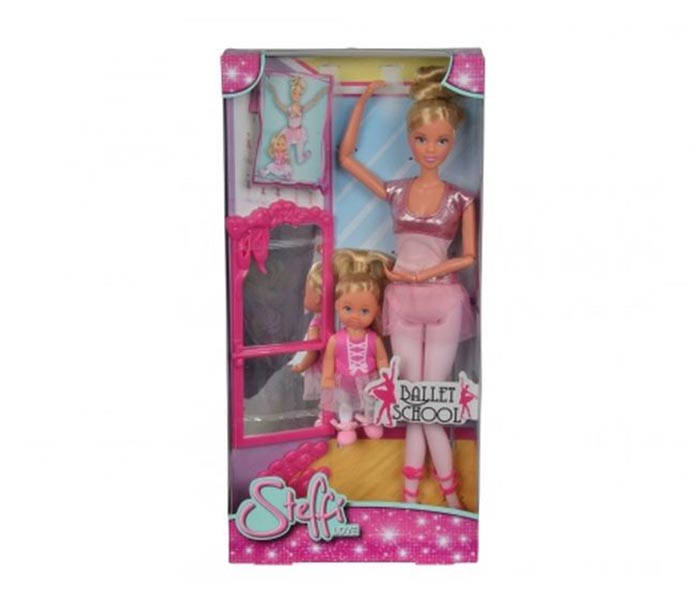 Simba 5733038 Steffi Love Ballet School Doll, Pink - Zoom Image 1