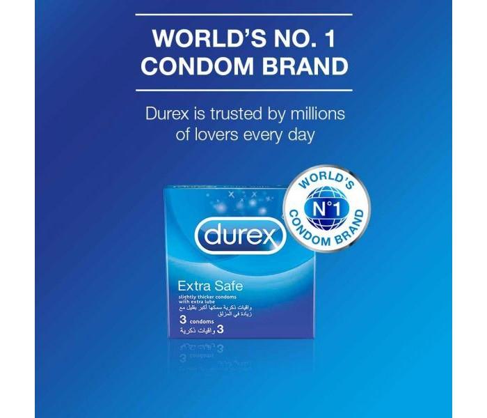 Durex Condoms 3 Pcs - Extra Safe - Zoom Image 1