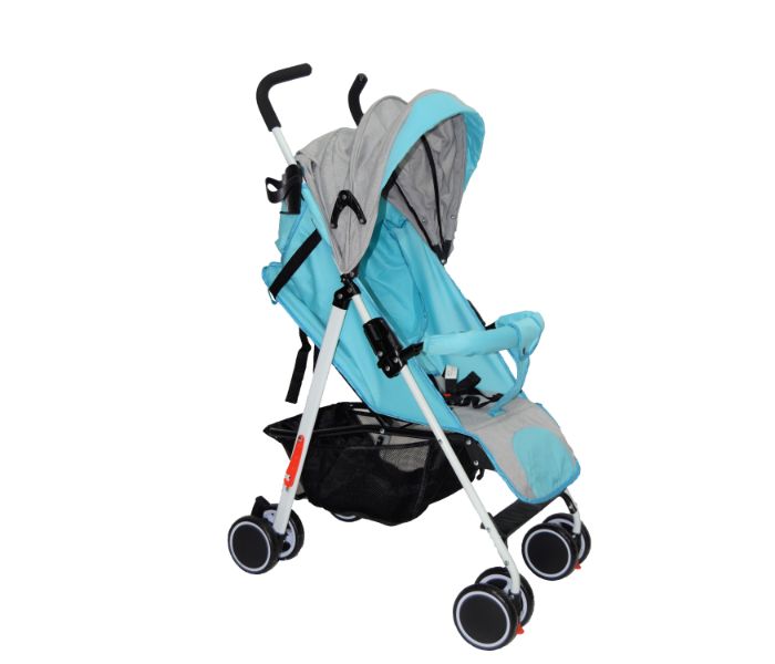 Foldable Baby Stroller AR-136-2 Grey and Blue - Zoom Image 5