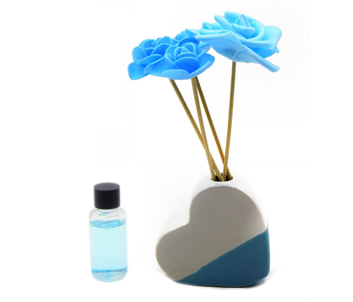 Reed AR-113-2 Decorative Floral Diffuser - Whie &Blue - Zoom Image 3