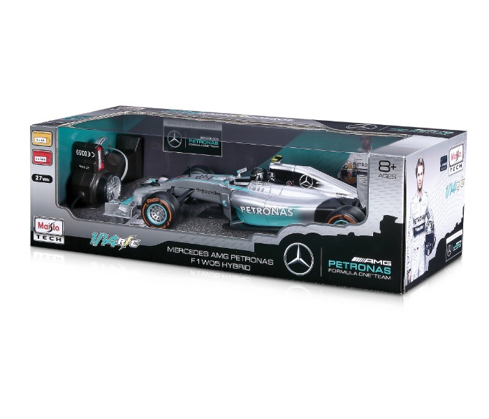 Maisto Tech 81253 1:14 Remote Control Mercedes Benz Formula One F1 W05 Hybrid Without Batteries Grey and Black - Zoom Image