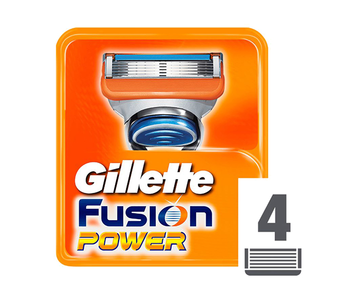 Gillette N11293648A Pack of 4 Fusion Power Cartridges - One Size - Zoom Image 4