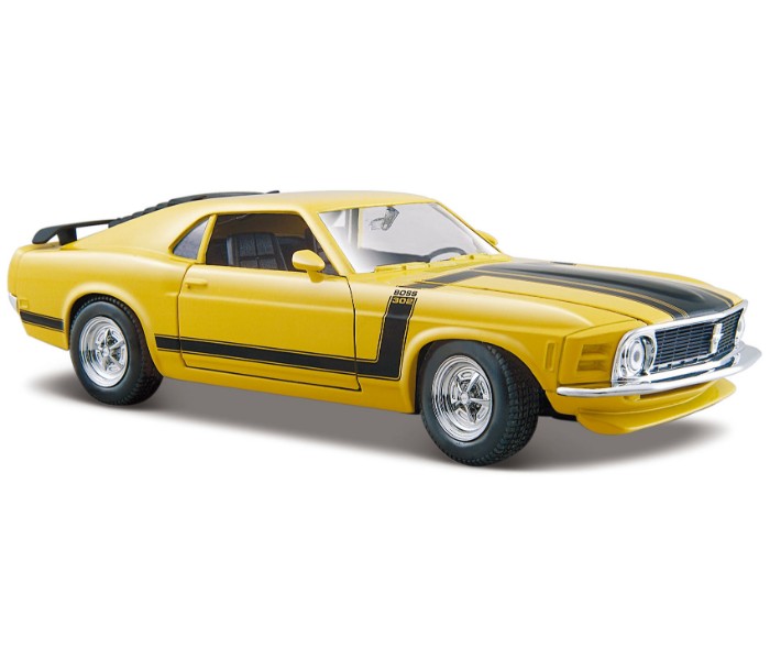 Maisto Tech 31943 1:24 SE (A) 1970 Ford Mustang Boss 302 Yellow - Zoom Image