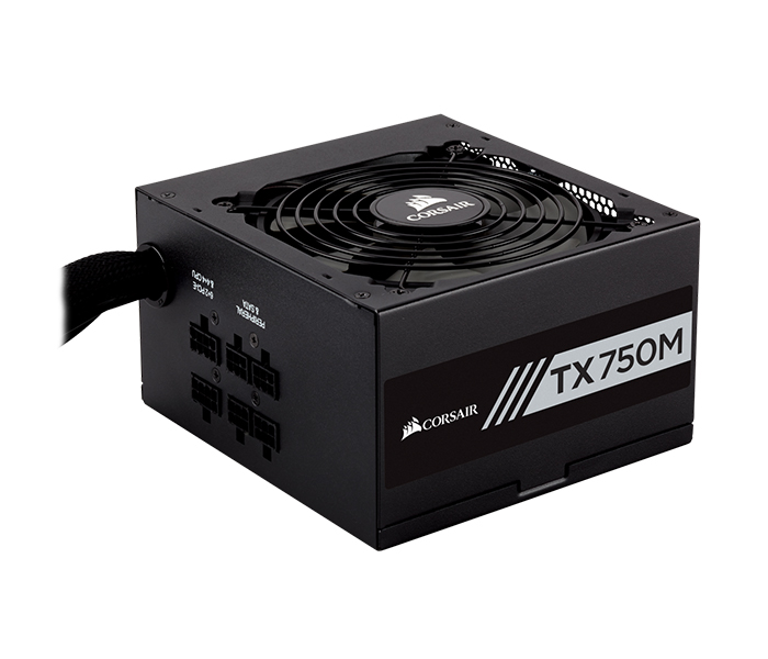 Corsair CP-9020131-UK TX-M Series TX750M 750W 80 Plus Gold Certified PSU - Black - Zoom Image 5